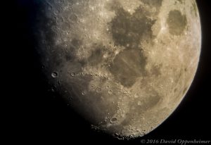 Moon - Close Up of Craters Lunar Surface