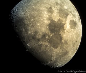 Moon - Close Up of Craters Lunar Surface