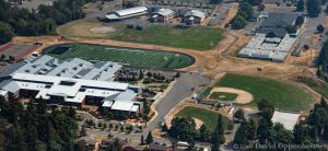 Mount Ranier High School and Pacific Middle School Aerial