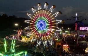 Ferris wheel at the NC Mountain State Fair at the WNC Agricultur