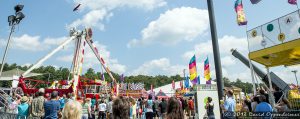 The Rocketman Valencia Human Cannonball at the NC Mountain State Fair