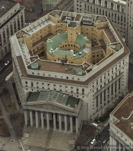 New York State Supreme Court Building in NYC Aerial Photo