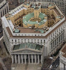 New York State Supreme Court Building in NYC Aerial Photo