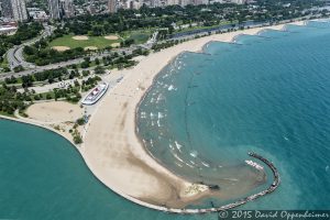 North Shore Beach Park - Chicago Aerial Photo