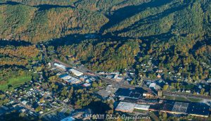 Old Fort, North Carolina Aerial View