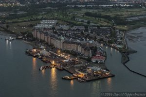 Port Liberté, Jersey City Aerial Night View