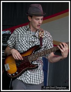 Jordan Brooks with Rubblebucket at Gathering of the Vibes