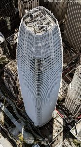 Salesforce Tower in San Francisco Aerial