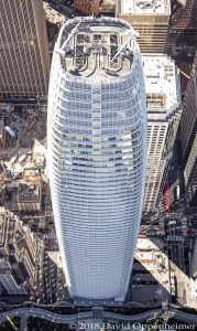 Salesforce Tower in San Francisco Aerial