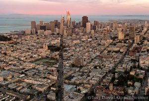 San Francisco Skyline at Sunset