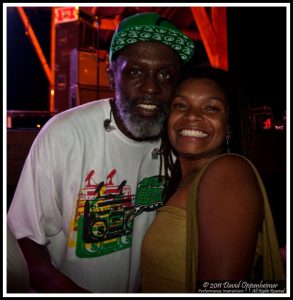 Selwyn Brown and Debrissa McKinney at Steel Pulse Concert at Pisgah Brewing