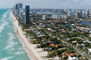 Sunny Isles Beach Florida Aerial View