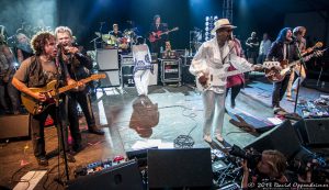 John Oates, Billy Idol and Larry Graham at Superjam