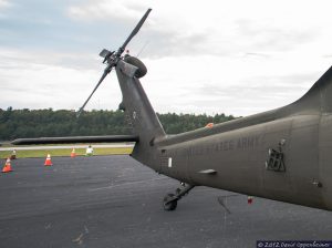 Tail Rotor of Black Hawk Helicopter