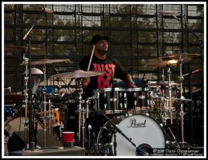 Terrence Higgins with the Warren Haynes Band at Bonnaroo