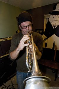 Ben Hovey at The Big Ol' Nasty Getdown Rehearsal