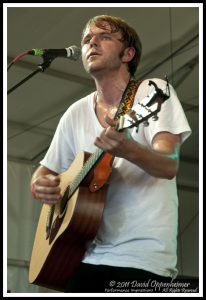 Josiah Johnson with The Head and the Heart at Bonnaroo