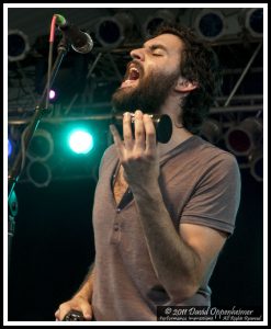 Jonathan Russell with The Head and the Heart at Bonnaroo