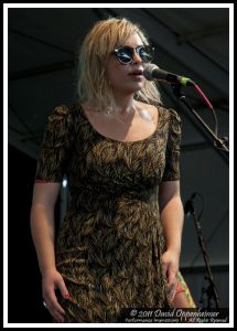 Charity Rose Thielen with The Head and the Heart at Bonnaroo