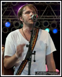 Josiah Johnson with The Head and the Heart at Bonnaroo