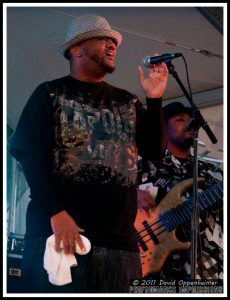 Derrick Lee with The Lee Boys at Asheville Earth Day 2011