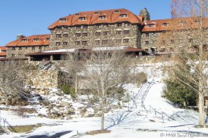 The Omni Grove Park Inn with Snow