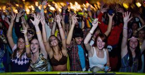 Concert Crowd at The Orange Peel in Asheville, North Carolina