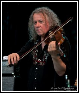 Tim Carbone with Railroad Earth at Bonnaroo 2011