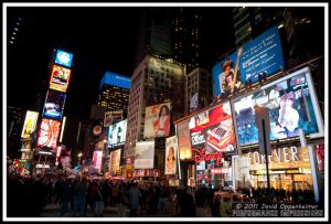 Times Square in New York City