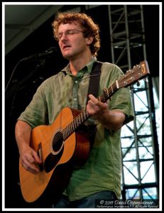 Todd Sheaffer with Railroad Earth at Bonnaroo 2011