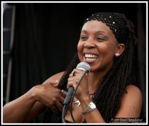 Leba Thomas with Toots and the Maytals at All Good Festival