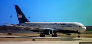 US Airways Jet Plane Prior to Merger with American Airlines - Boeing 767-201/ER N248AY