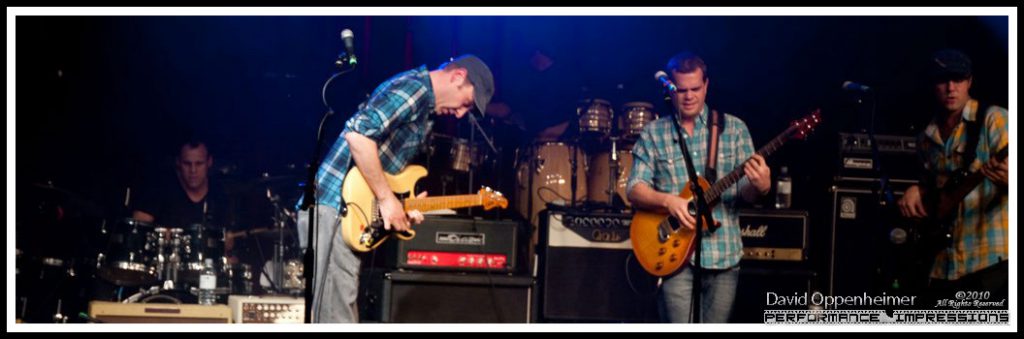 Kris Myers, Jake Cinninger, Brendan Bayliss and Ryan Stasik with Umphrey's McGee at the Warren Haynes Christmas Jam Pre-Jam - Xmas Jam 2010