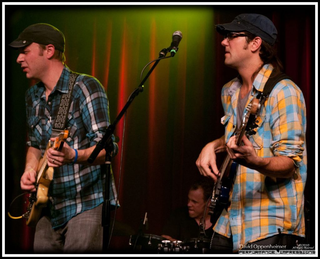 Jake Cinninger and Ryan Stasik with Umphrey's McGee at the Warren Haynes Christmas Jam Pre-Jam - Xmas Jam 2010