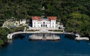 Vizcaya Museum and Gardens Miami aerial 9822 scaled