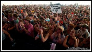 Bonnaroo Music Festival Crowd at Wanda Jackson Concert