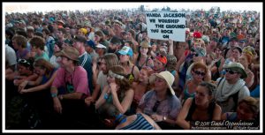 Bonnaroo Music Festival Crowd at Wanda Jackson Concert