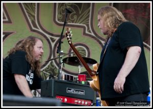 Brian Farmer and Warren Haynes with Warren Haynes Band at All Good Festival