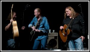 Gregg Allman and Warren Haynes at Warren Haynes Christmas Jam Pre-Jam - Xmas Jam 2010