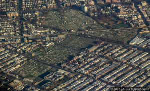 Washington Cemetery in Brooklyn Aerial Photo