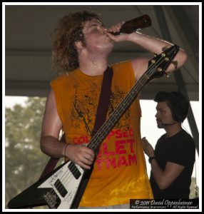 Stephen Pope with Wavves at Bonnaroo