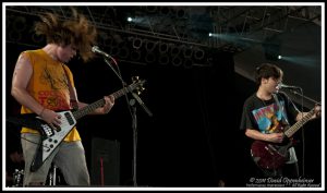 Stephen Pope and Nathan Williams with Wavves at Bonnaroo