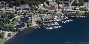 Wayzata Beach Aerial