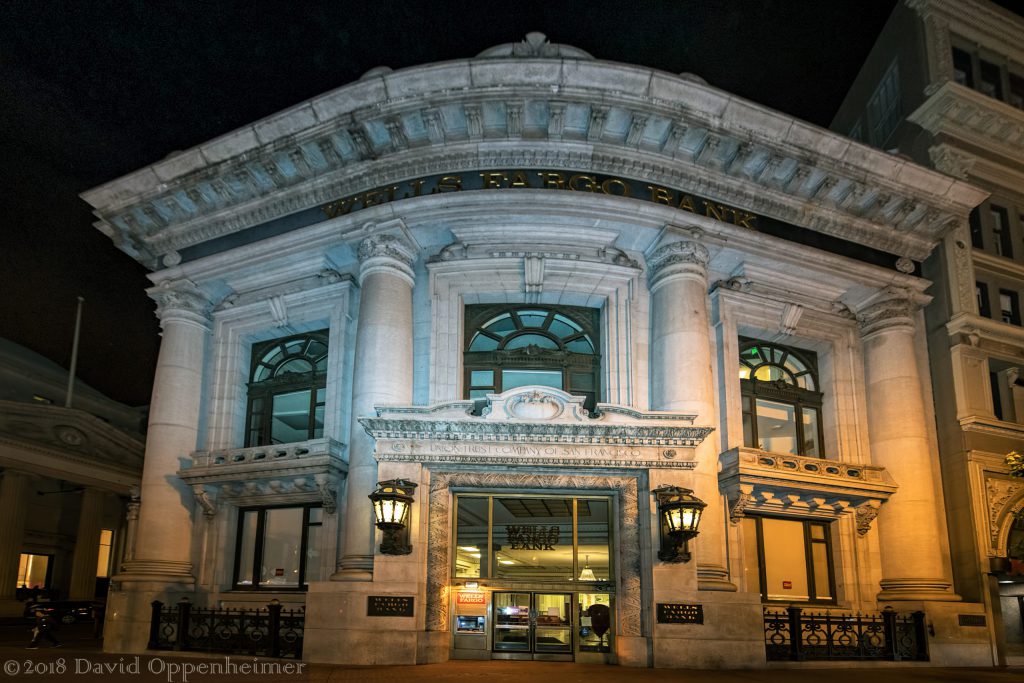 Wells Fargo Bank Building in San Francisco, California