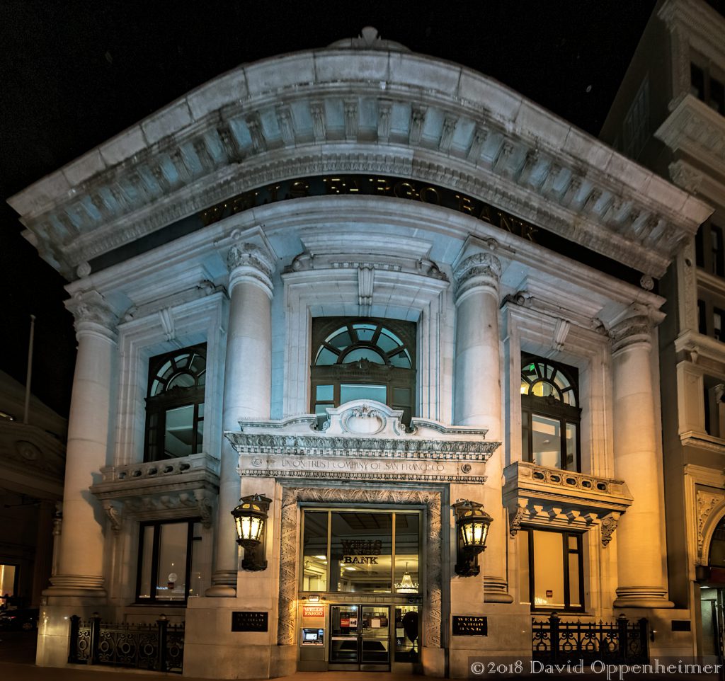 Wells Fargo Bank Building in San Francisco, California