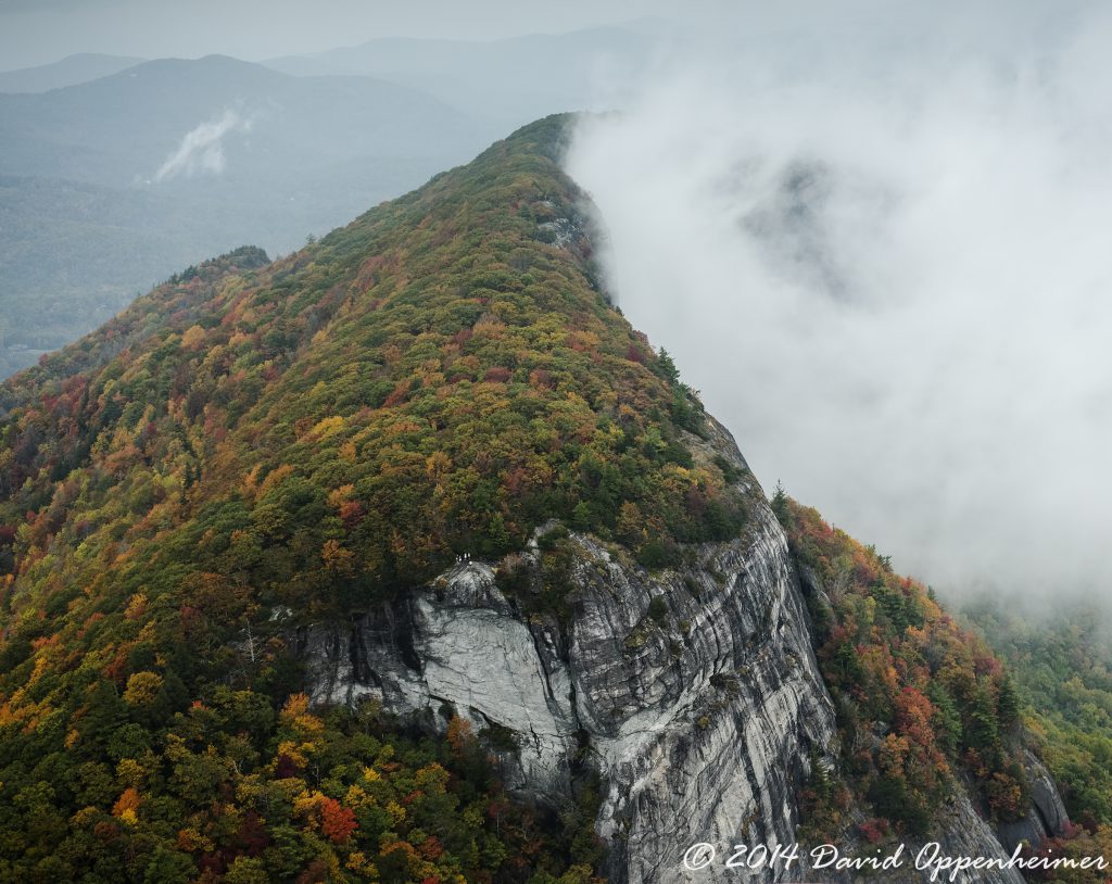 Whiteside Mountain Between Cashiers and Highlands North Carolina