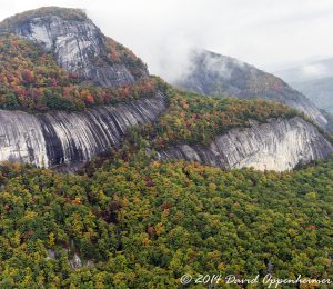 Whiteside Mountain Between Cashiers and Highlands North Carolina