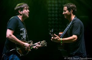 Jeff Austin and Adam Aijala with Yonder Mountain String Band