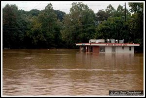 12 Bones Smokehouse During Asheville Flood